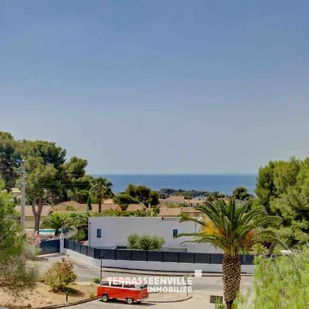 Tres Bel Appartement Climatise Terrasse Et Vue Mer Bandol Exterior photo
