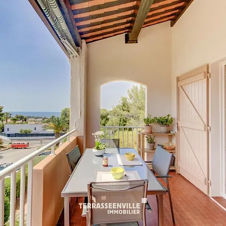 Tres Bel Appartement Climatise Terrasse Et Vue Mer Bandol Exterior photo