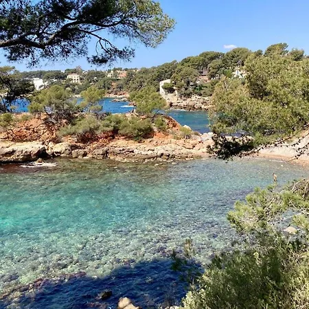 Tres Bel Appartement Climatise Terrasse Et Vue Mer Bandol Exterior photo